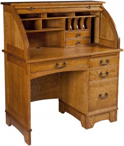 Small Noble Mission Roll Top Desk