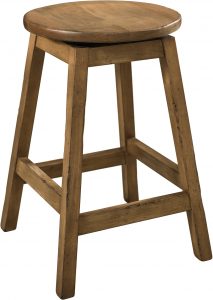 Oakley Hardwood Swivel Bar Stool