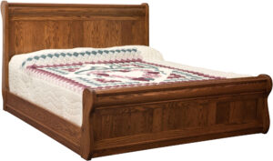 Old Classic Low Sleigh Bed