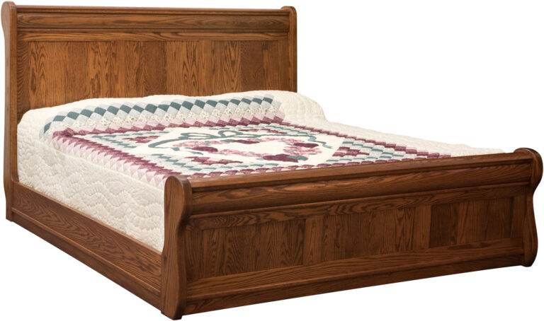 Custom Old Classic Sleigh Platform Bed