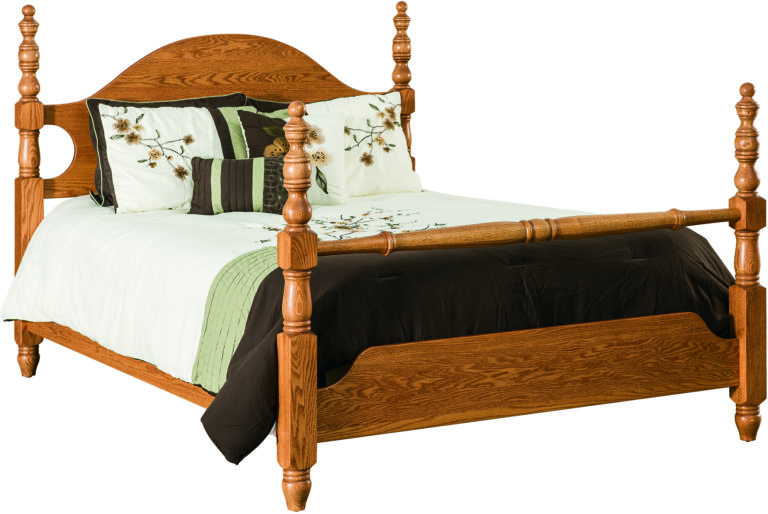 Plain Amish Four Post Bed