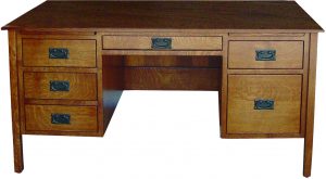 Post Amish Mission Flat Top Desk