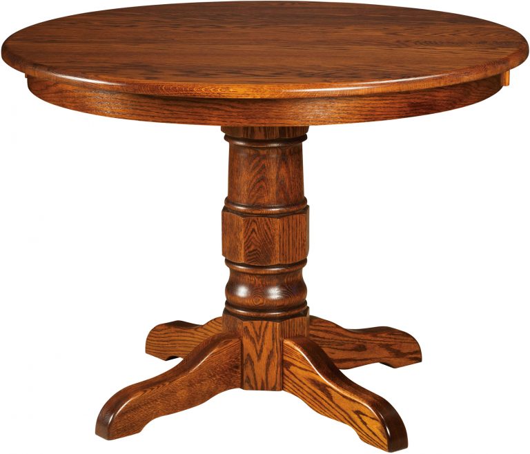 Amish Preston Single Pedestal Dining Table