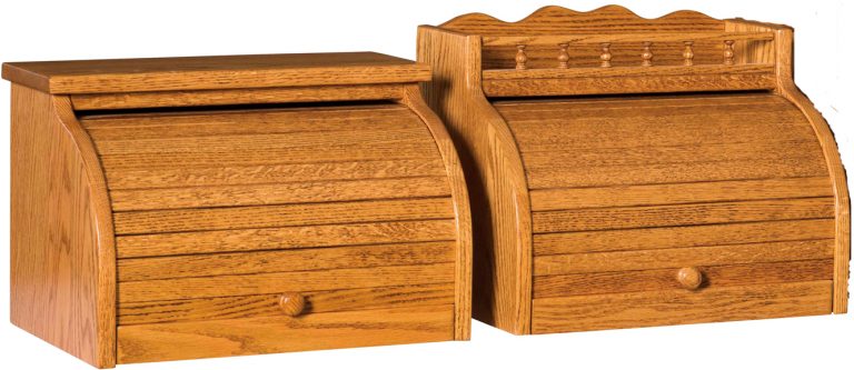 Amish Roll Top Bread Box