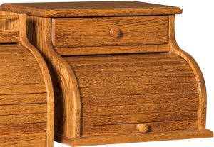 Rolltop-Drawer Bread Box