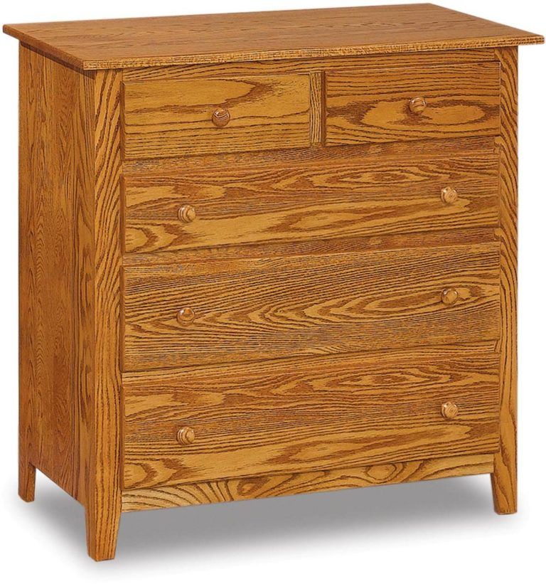 Amish Shaker 5 Drawer Child's Chest