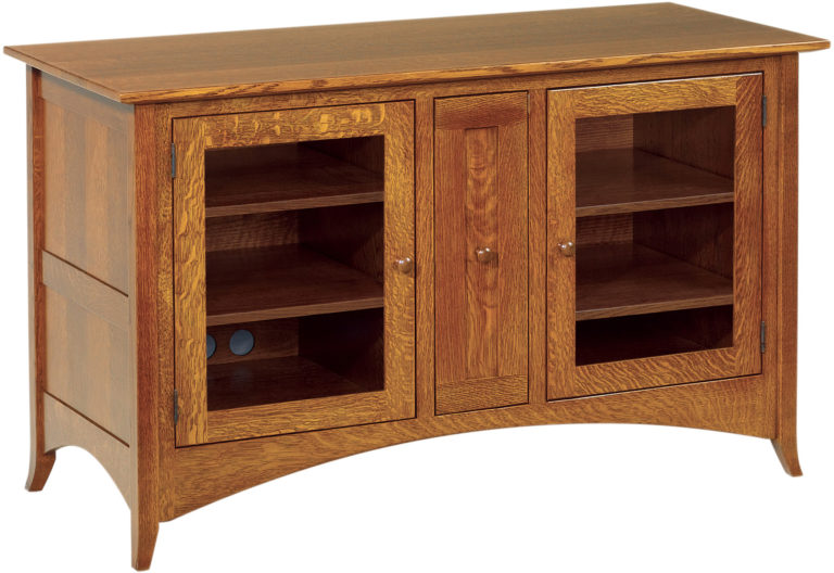 Amish Shaker Hill 54 Inch TV Cabinet