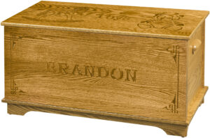 Shaker Style Toy Box - Name Engraving