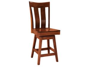 Sherwood Hardwood Swivel Bar Stool