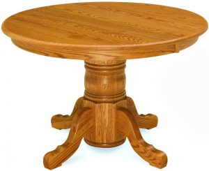 Round Single Pedestal Table