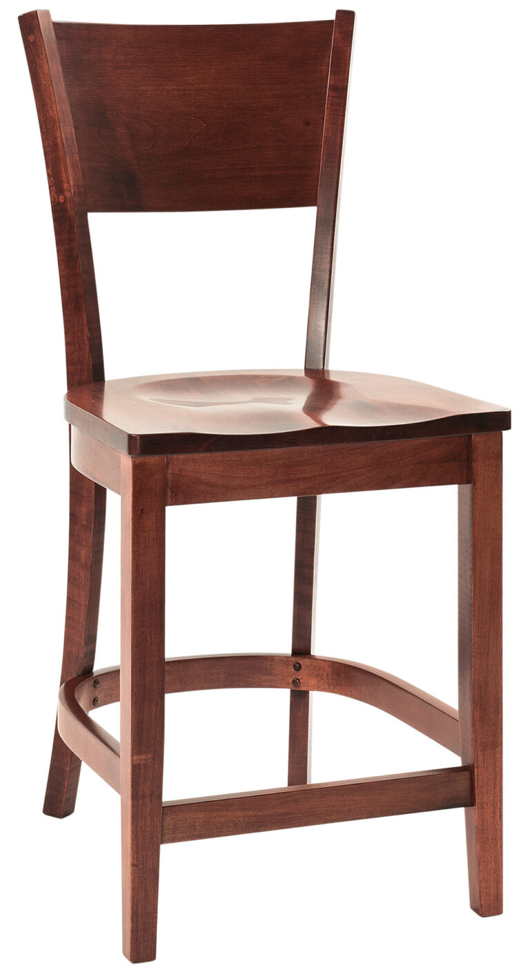 Amish Somerset Stationary Bar Chair