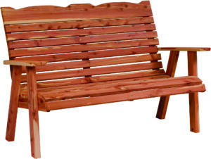 Cedar Loveseat Bench