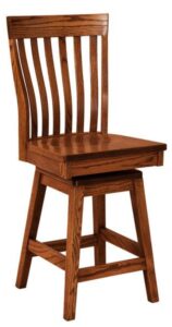 Theodore Hardwood Swivel Bar Stool