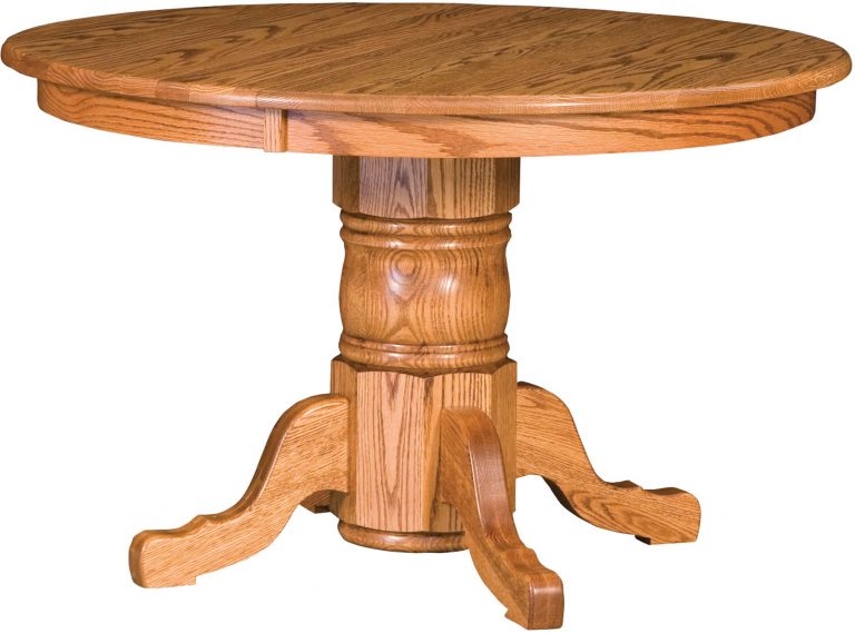 Amish Traditional Single Pedestal Table