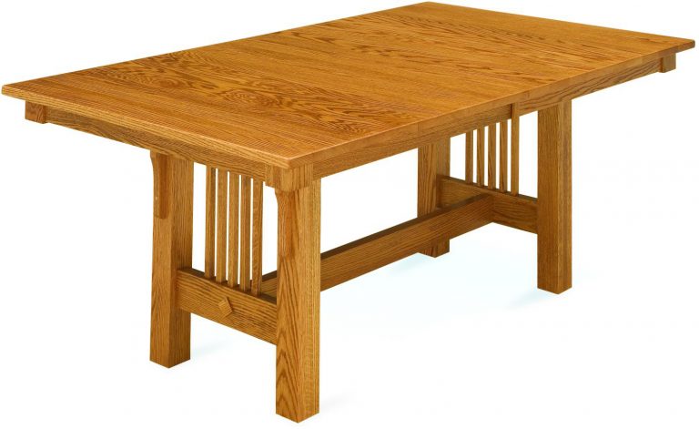Amish Trestle Mission Style Table