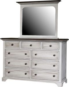 Escalade 9-Drawer Dresser with Mirror