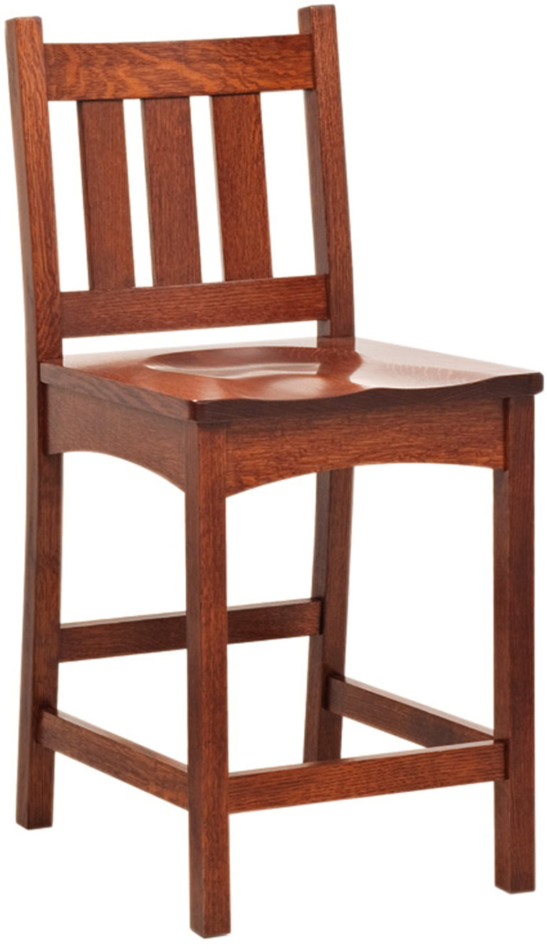 Amish Vintage Mission Bar Chair