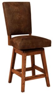 Warner Hardwood Swivel Bar Stool