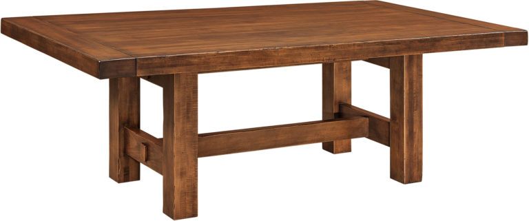 Amish Wellington Trestle Dining Table