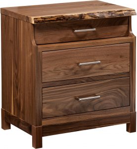 Westmere Three Drawer Nightstand