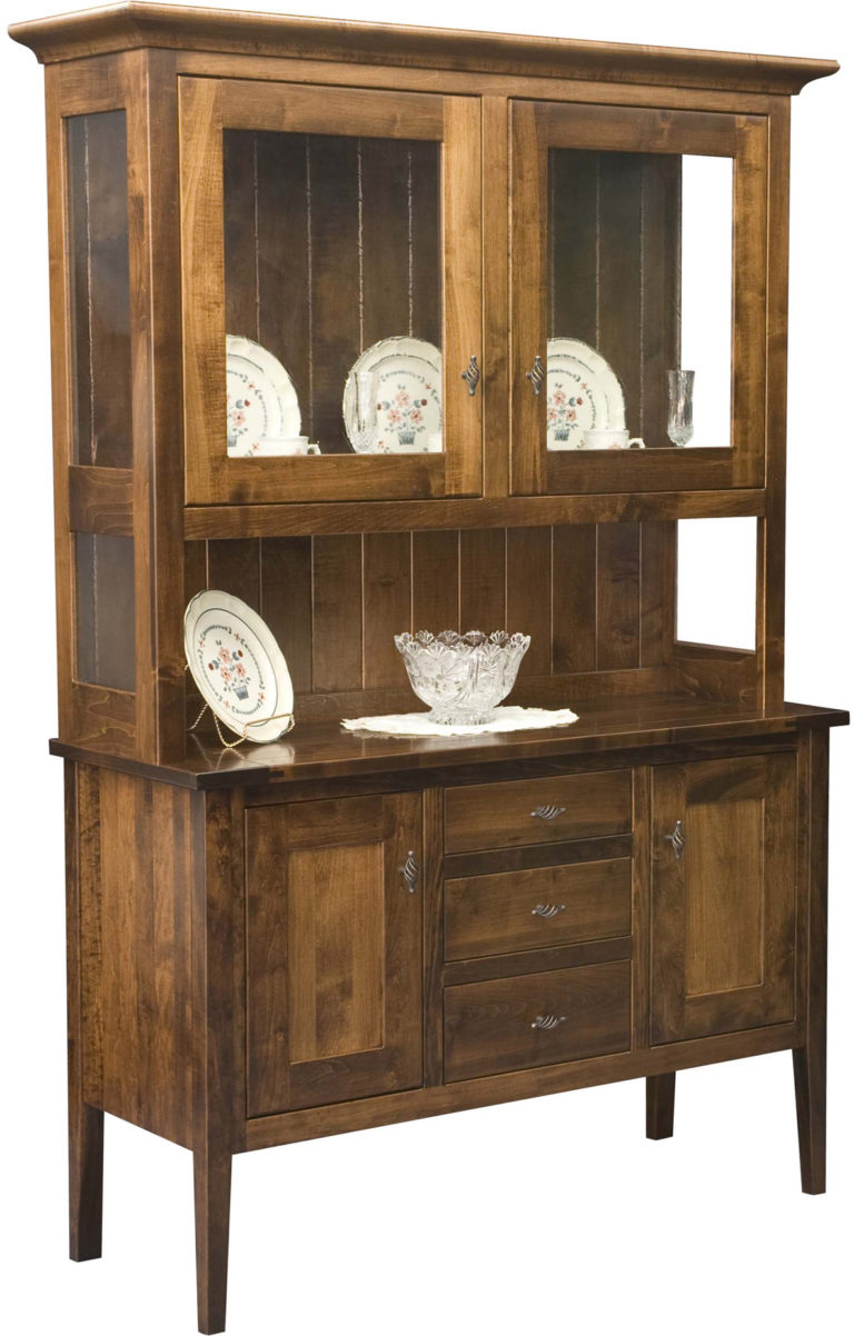 Amish Williamsburg Breadboard Hutch