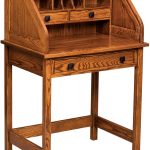 Mission Roll Top Writing Desk