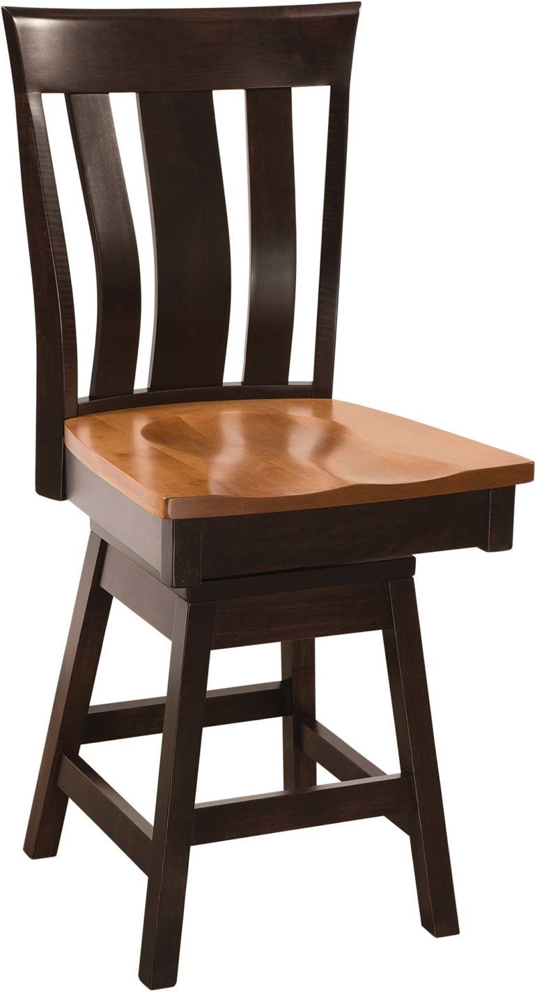 Amish Yorktown Swivel Barstool