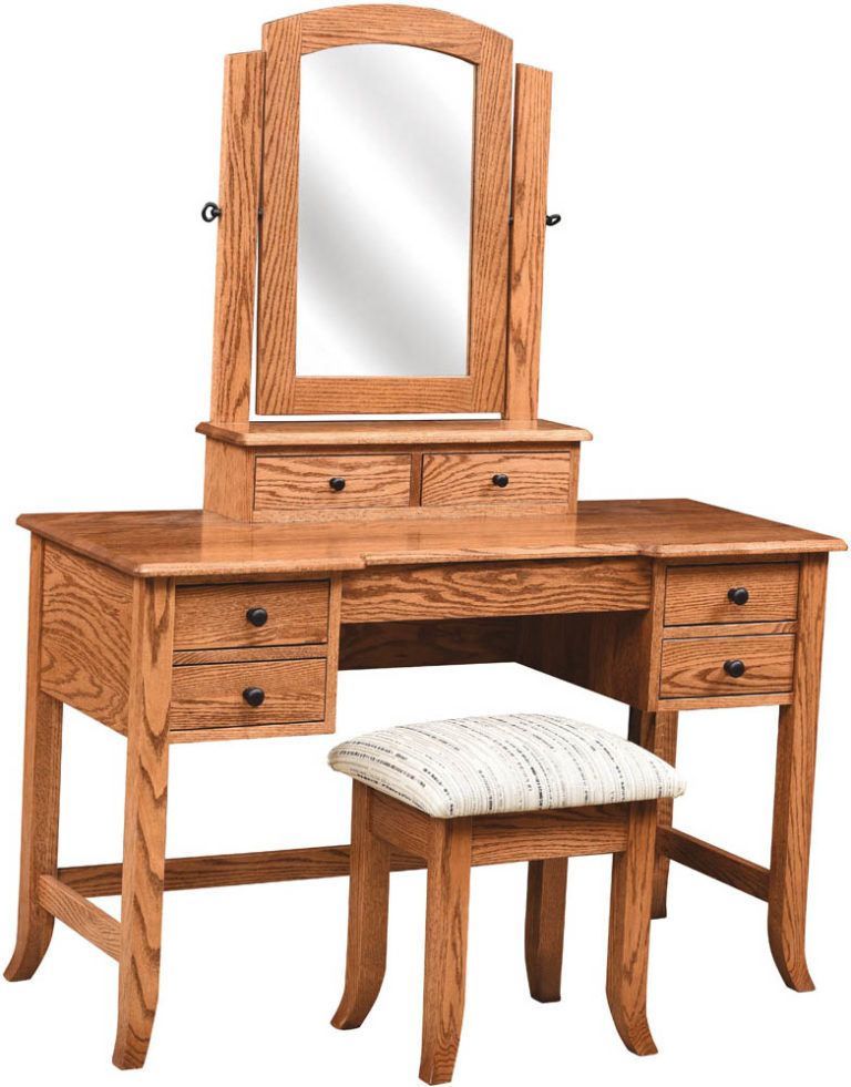 Amish Bunkerhill Dressing Table Oak