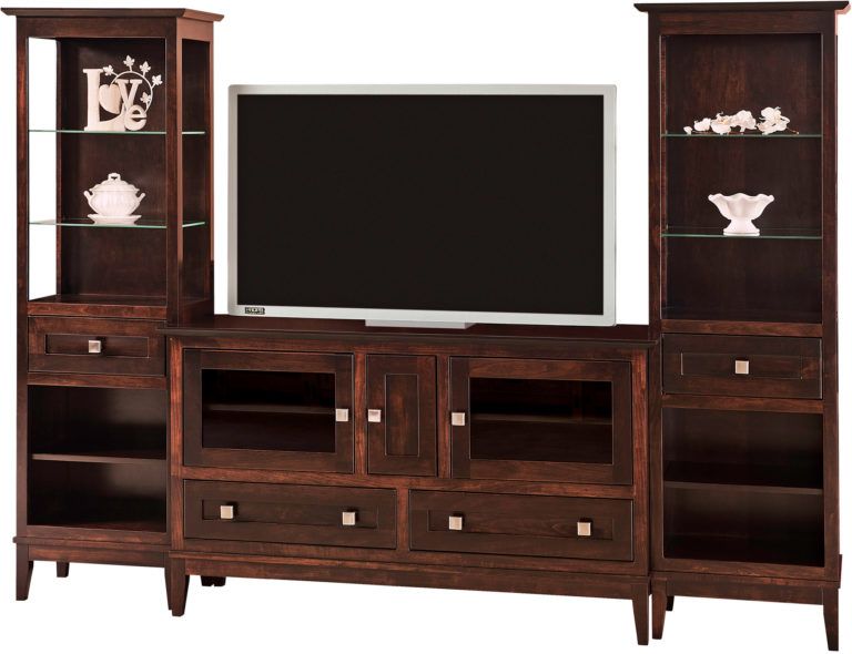 Amish Venice Entertainment Console Set