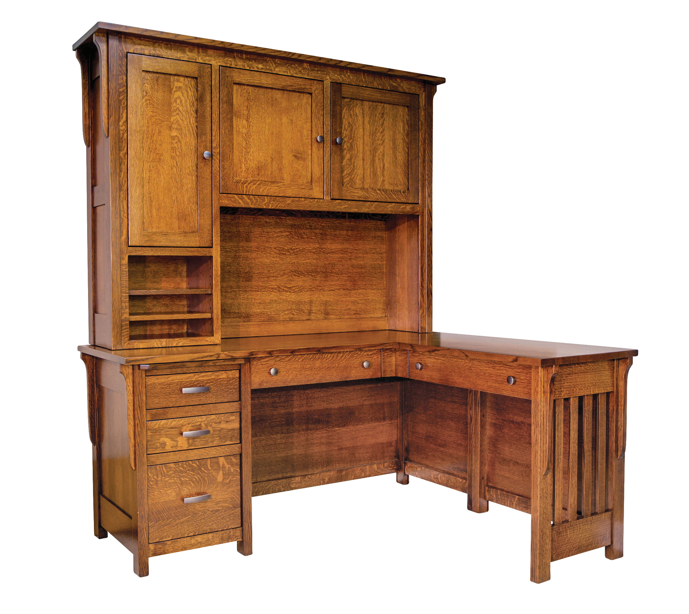 boston-corner-desk-and-hutch-custom-amish-furniture
