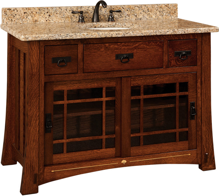 Amish Morgan Single Sink Cabinet