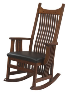 Royal Mission Leather Seat Rocker
