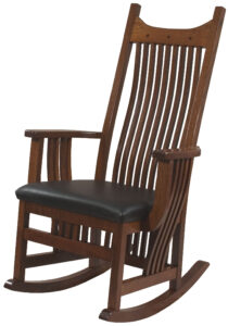 Royal Mission Leather Seat Rocker