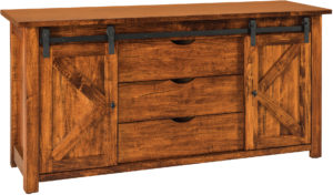 Teton Barn Door Sofa Table