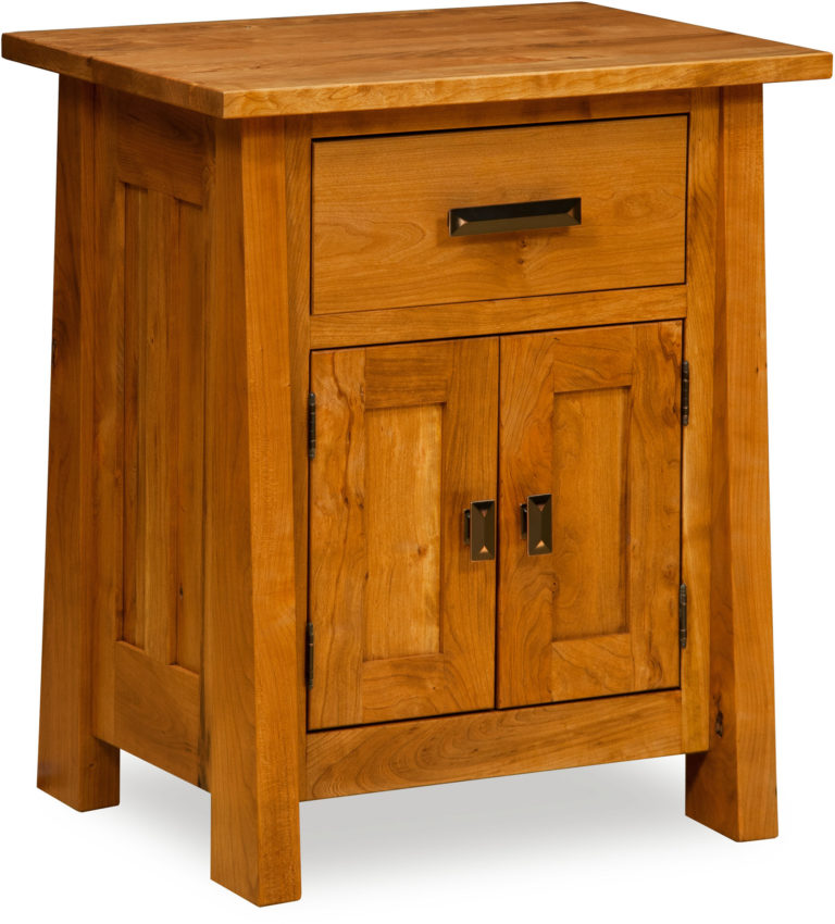 Amish Freemont Mission Two Door Nightstand