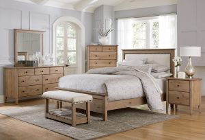 Medina Knotty Alder Bedroom Set