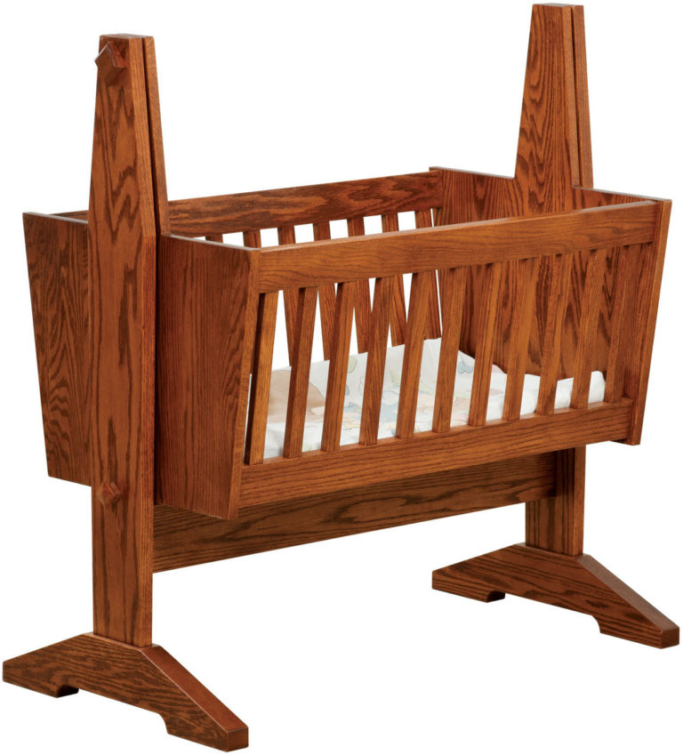 Custom Mission Baby Cradle