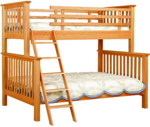 Twin-Full Mission Bunk Bed