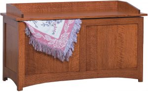 Schwartz Mission Hardwood Blanket Chest