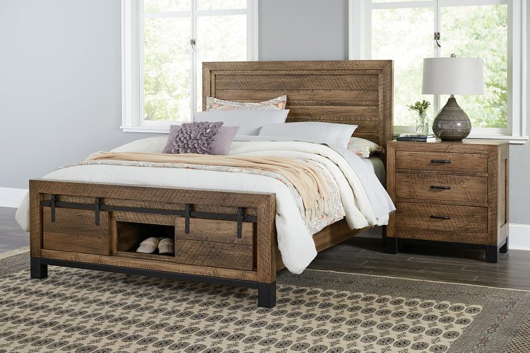 Amish Sonoma Black Base Bedroom Set