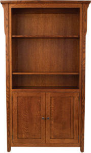 Boston 37-Inch Cabinet Bookcase