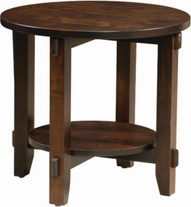 Round Bungalow End Table