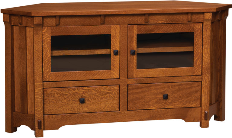 Amish Manitoba Corner TV Cabinet