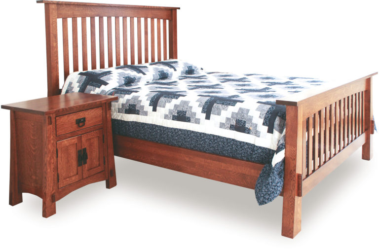 Amish Modesto Slat Bed