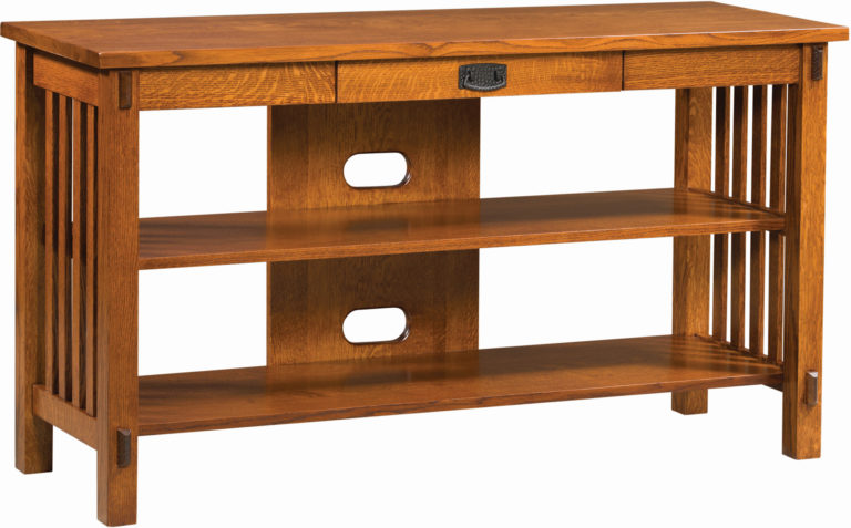 Amish Rio Mission Open TV Console Table