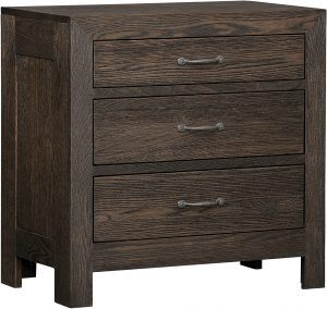 Sonoma Three Drawer Nightstand