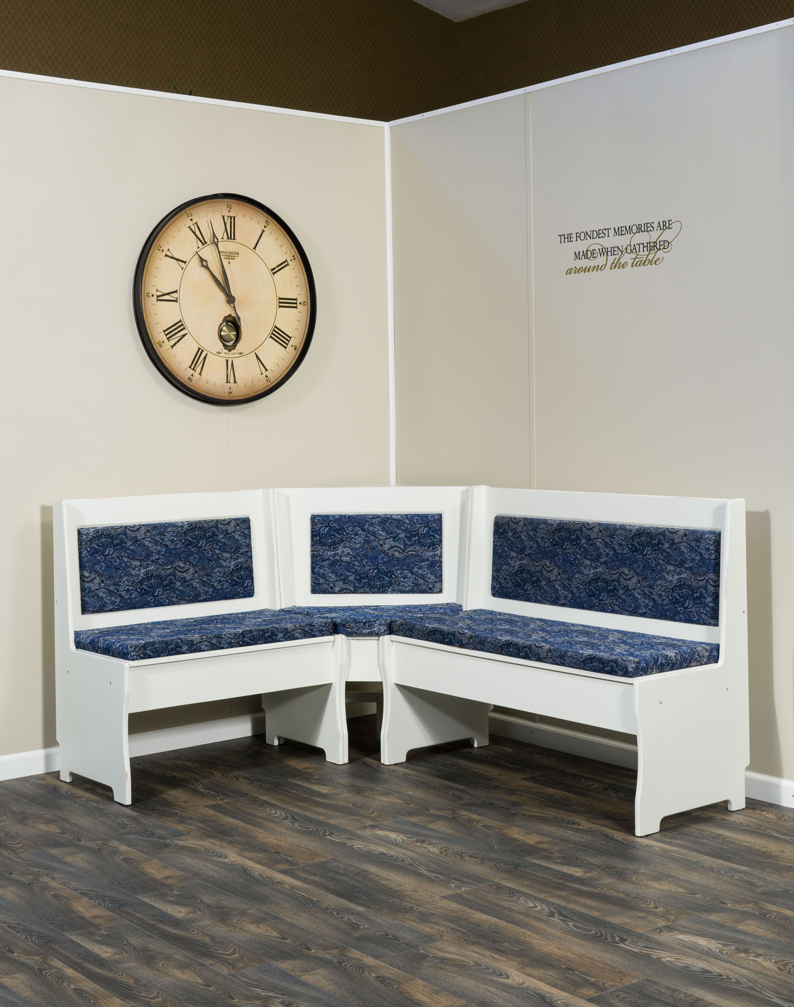 Upholstered Traditional Nook Set | Custom Amish Furniture