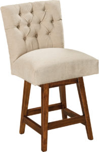 Alana Hardwood Swivel Bar Stool