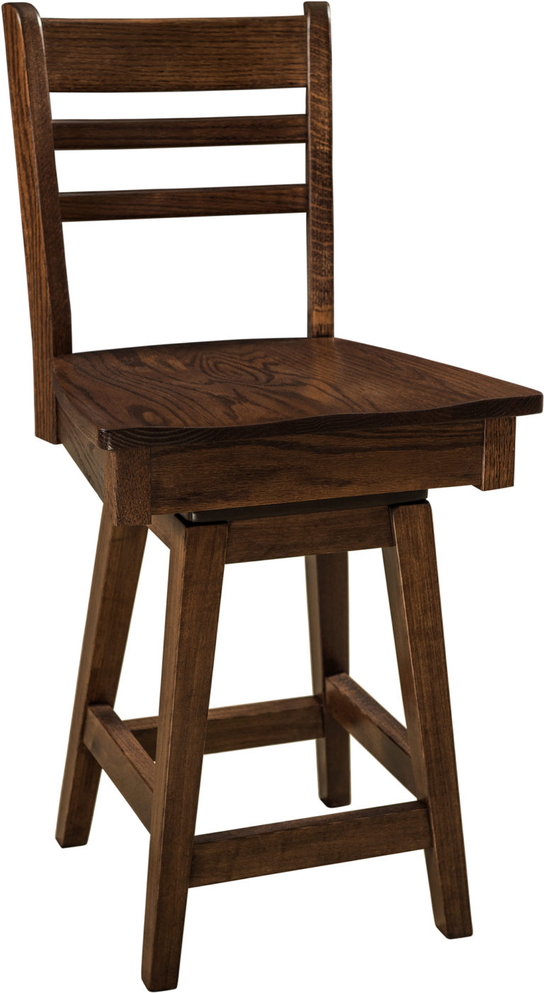 Amish Brady Swivel Bar Stool