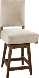 Canaan Hardwood Swivel Bar Stool